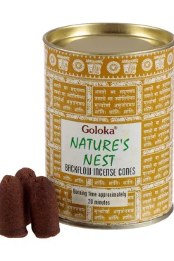 Puckator Goloka Natures Nest Backflow Incense Cones