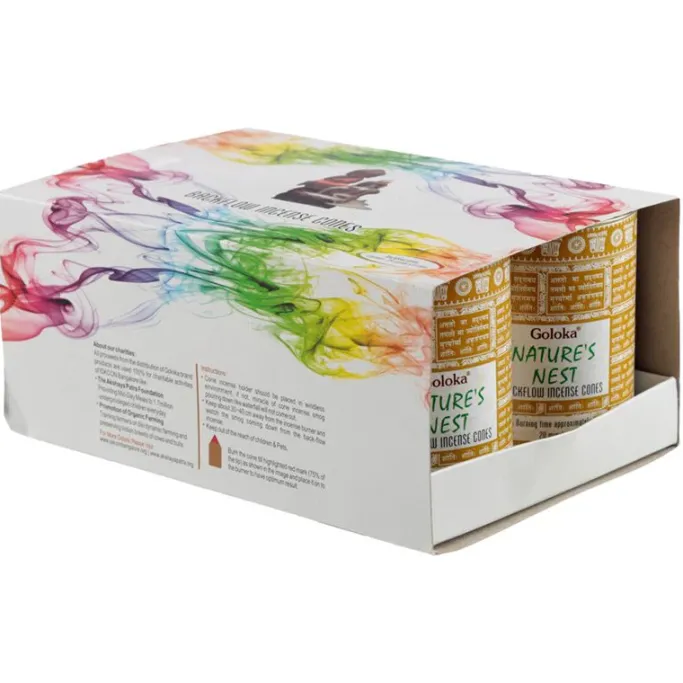 Puckator Goloka Natures Nest Backflow Incense Cones