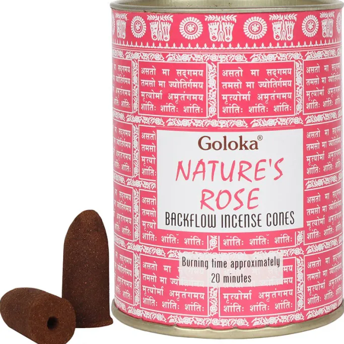 Something Different Goloka Rose Backflow Incense Cones