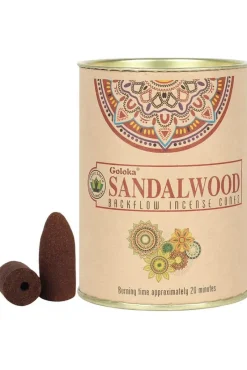 Something Different Goloka Sandalwood Backflow Incense Cones