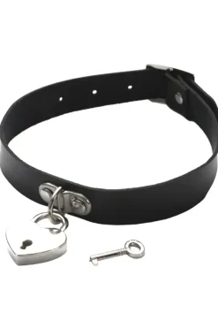 Gothic Collars Gothic Padlock Heart Collar