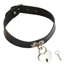 Gothic Collars Gothic Padlock Heart Collar