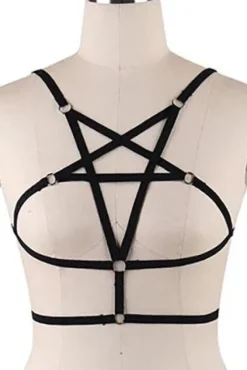 Gothic Accessories Gothic Pentagram Body Harness