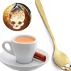 Gothic Accessories Gothic Skull Sugar Spoon Gold