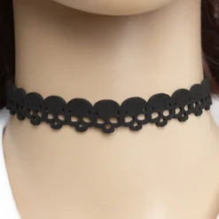 Gothic and Steampunk Jewellery Gothic Skulls Choker