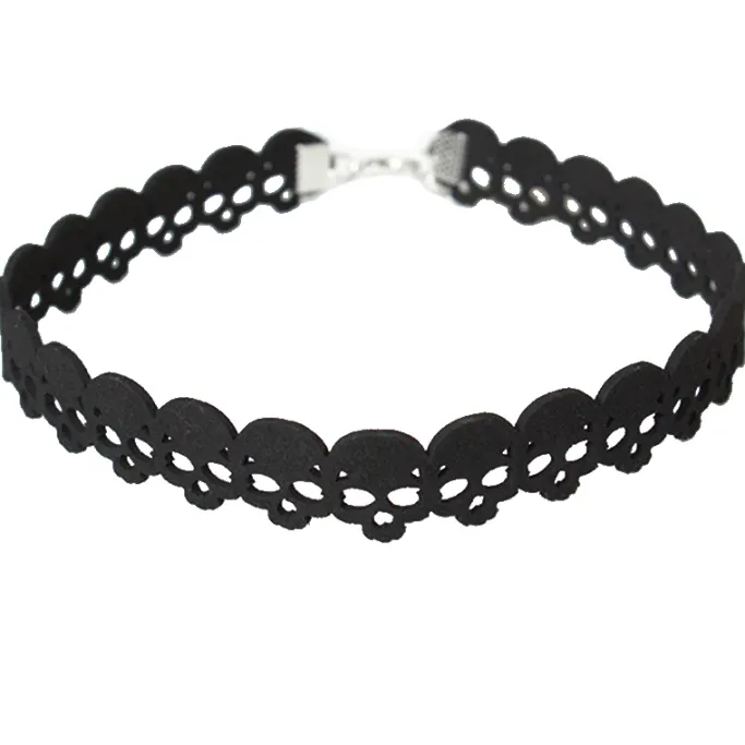 Gothic and Steampunk Jewellery Gothic Skulls Choker