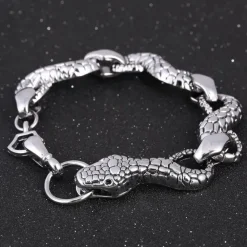 Gothic and Steampunk Jewellery Gothic Snake Bracelet