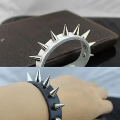 Gothic and Steampunk Jewellery Gothic Spike Stud Bracelet