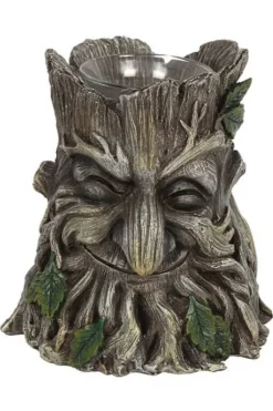 Something Different Green Man Candle Holder