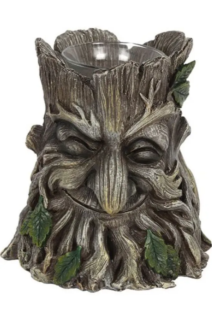 Something Different Green Man Candle Holder