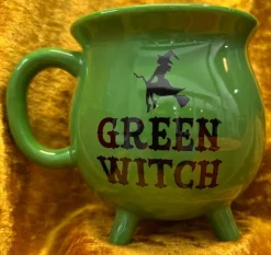Something Different Green Witch Cauldron Mug