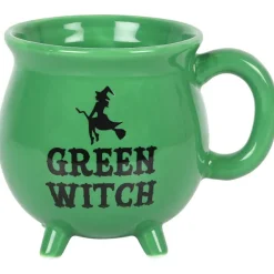 Something Different Green Witch Cauldron Mug