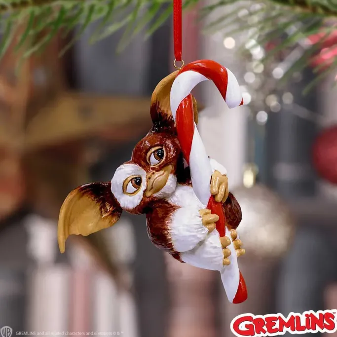 Nemesis Now Gremlins Gizmo Candy Cane Hanging Ornament