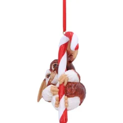 Nemesis Now Gremlins Gizmo Candy Cane Hanging Ornament