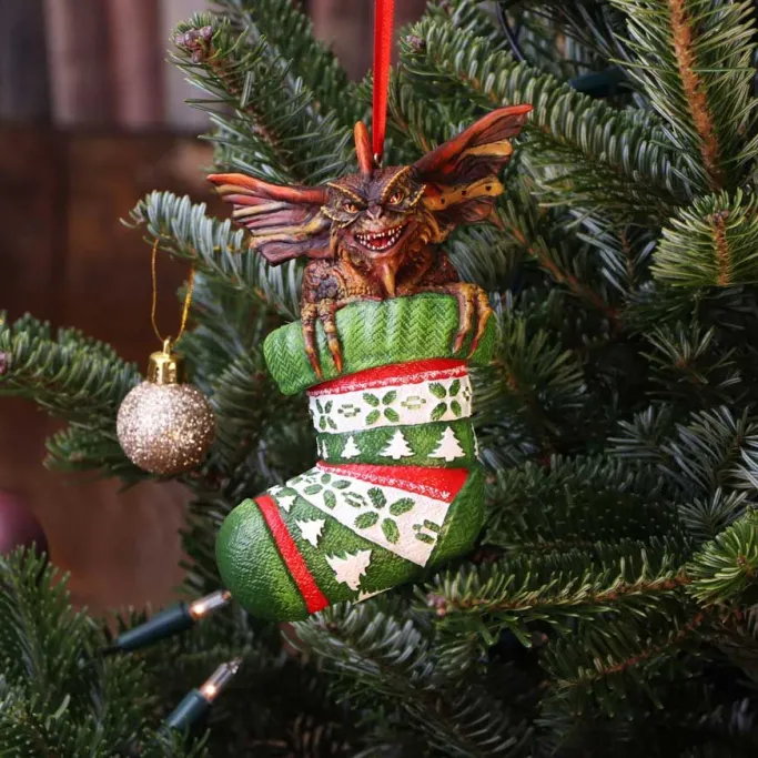 Nemesis Now Gremlins Mohawk in Stocking Hanging Ornament