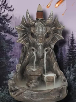 Something Different Grey Dragon Backflow Incense Burner