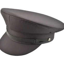 Euro Accessories Grey Military Peaked Cap