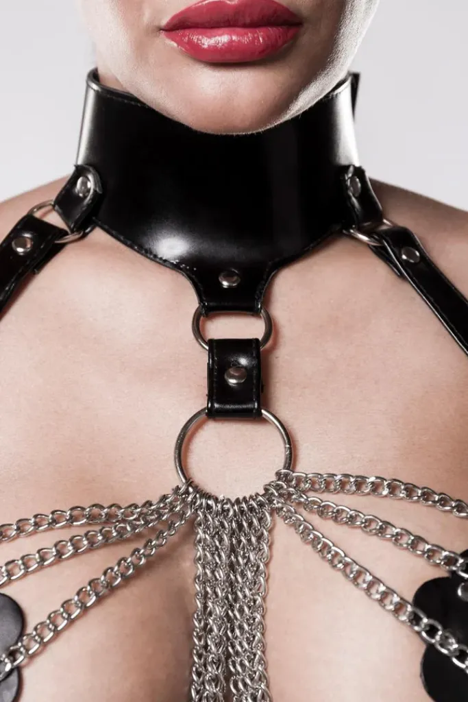 Grey Velvet Chain Set
