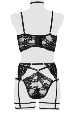 Grey Velvet Erotik Set