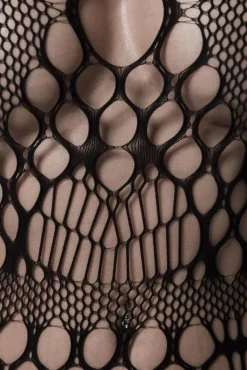 Grey Velvet Fine Mesh Dress