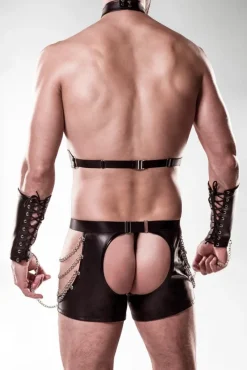 Grey Velvet Mens Erotic Set 8