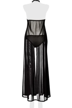Grey Velvet Negligee