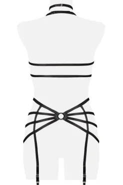 Grey Velvet 2-Piece Harness Set
