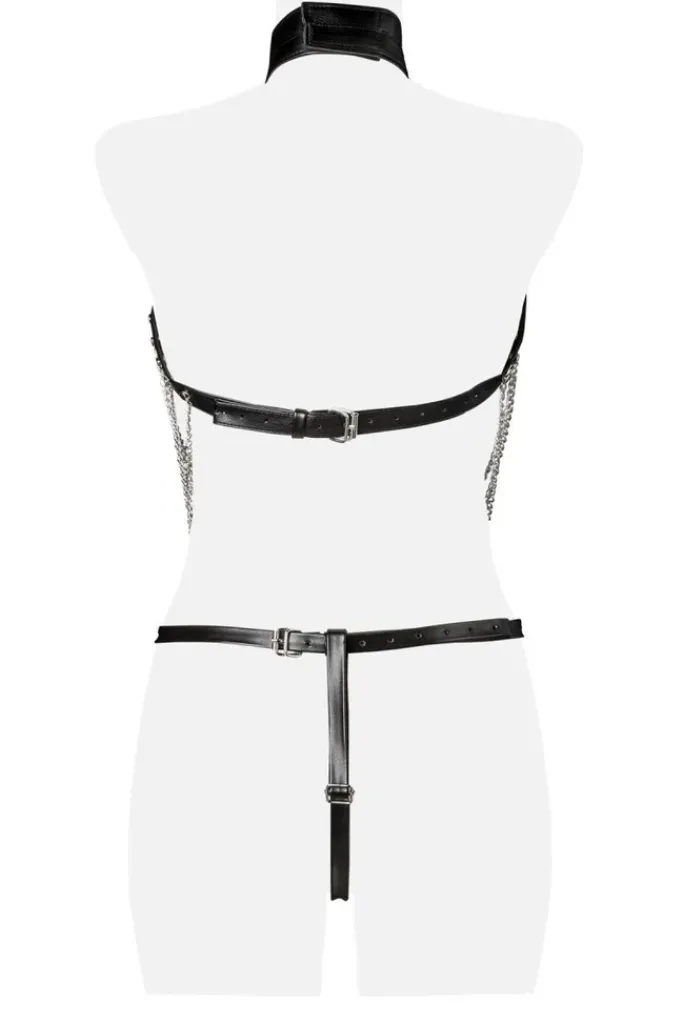 Grey Velvet Three-Part Chain Set