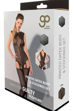 Guilty Pleasure Datex Body and Stockings Set