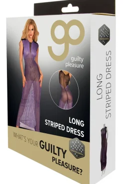 Guilty Pleasure Long Purple Datex Dress