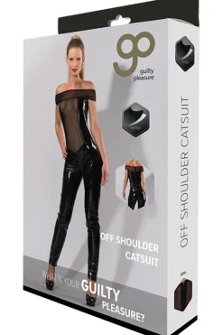 Guilty Pleasure Off Shoulder Datex Catsuit