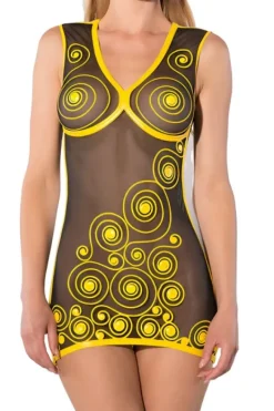 Guilty Pleasure Yellow Datex Dress