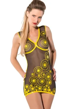 Guilty Pleasure Yellow Datex Dress