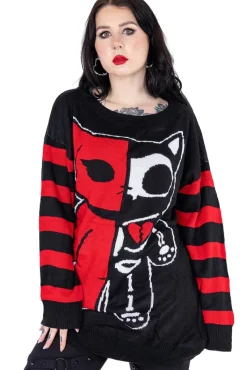 Innocent Clothing Half dead Cat Jumper