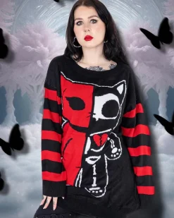 Innocent Clothing Half dead Cat Jumper