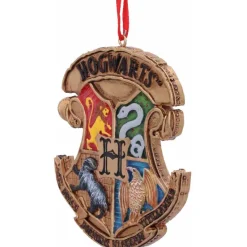 Nemesis Now Harry Potter Hogwarts Crest Christmas Ornament