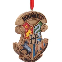 Nemesis Now Harry Potter Hogwarts Crest Christmas Ornament