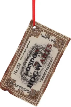 Nemesis Now Harry Potter Hogwarts Ticket Hanging Ornament
