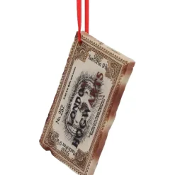 Nemesis Now Harry Potter Hogwarts Ticket Hanging Ornament