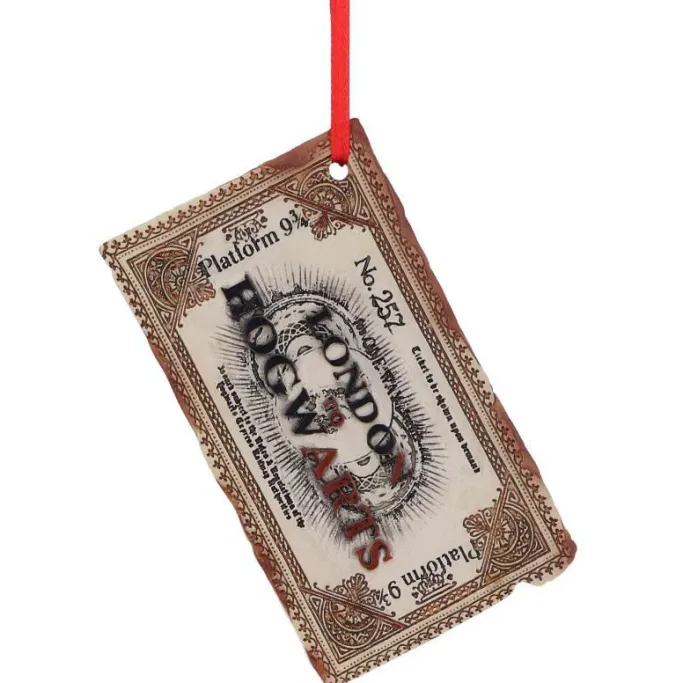 Nemesis Now Harry Potter Hogwarts Ticket Hanging Ornament
