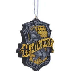 Nemesis Now Harry Potter Hufflepuff Crest Christmas Ornament