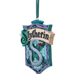 Nemesis Now Harry Potter Slytherin Crest Christmas Ornament