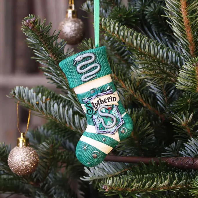 Nemesis Now Harry Potter Slytherin Stocking Hanging Ornament