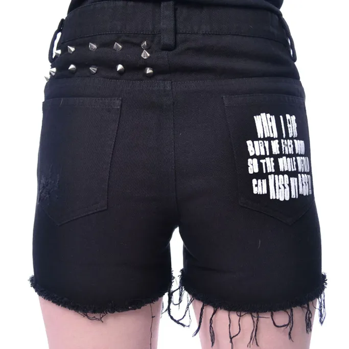 Innocent Clothing Heartless Bury Me Shorts