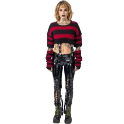 Innocent Clothing Heartless Isadora Top Black/Red