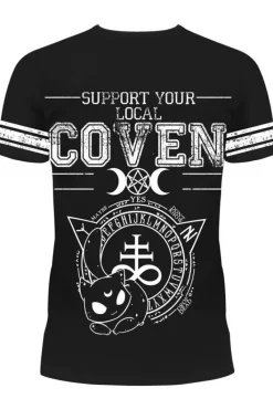 Innocent Clothing Heartless Moon Cats Varsity Tshirt