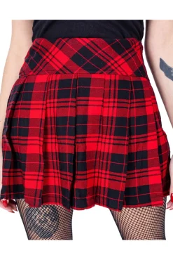 Innocent Clothing Heartless Red Zorya Skirt