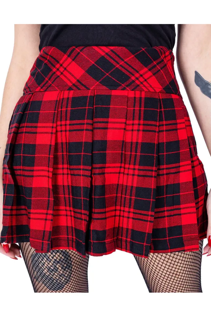 Innocent Clothing Heartless Red Zorya Skirt