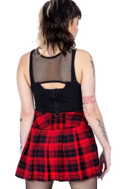Innocent Clothing Heartless Red Zorya Skirt