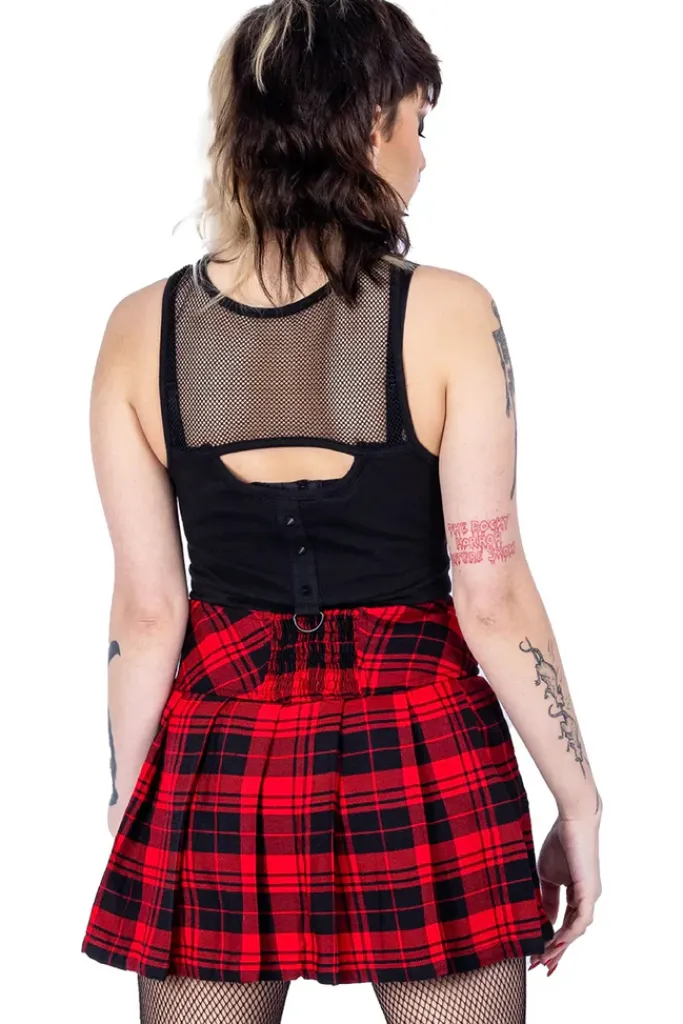 Innocent Clothing Heartless Red Zorya Skirt